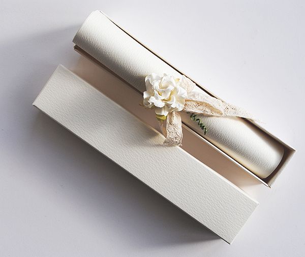 Bespoke Wedding Poem Scroll